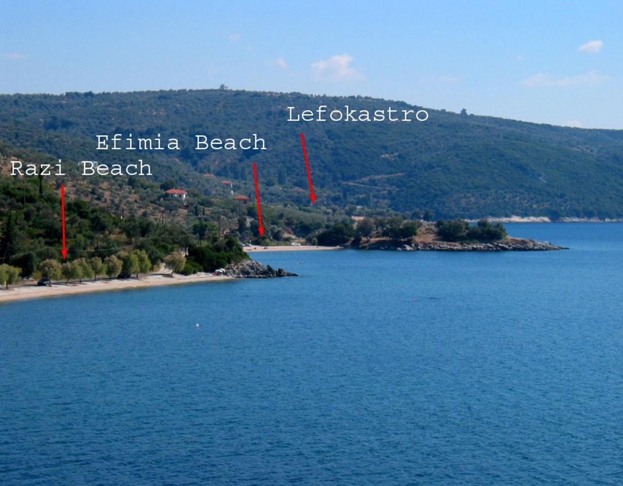 Razi Beach Lefokastro Buitenkant foto